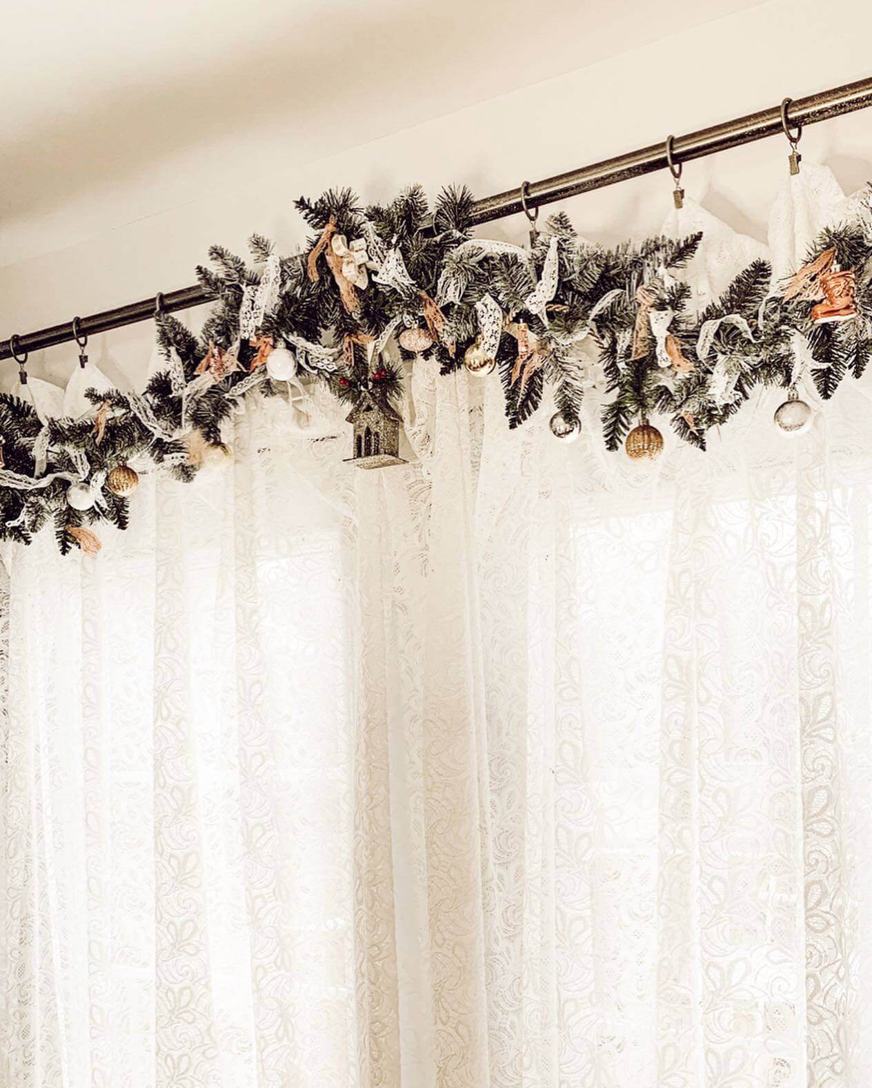 Guirlanda de abeto azul Tribeca sem iluminação