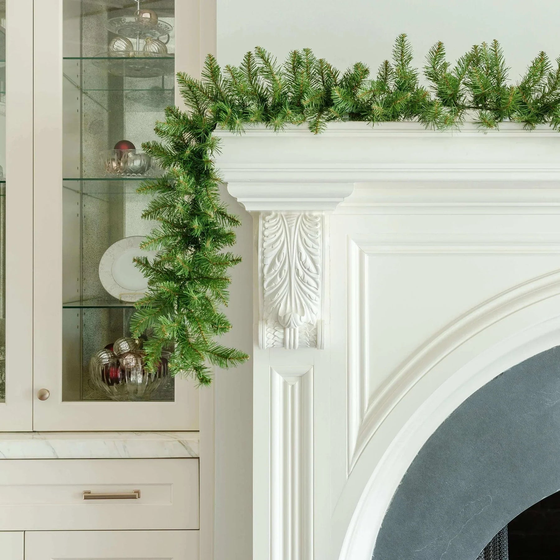 Guirlanda de abeto Yorkshire sem iluminação