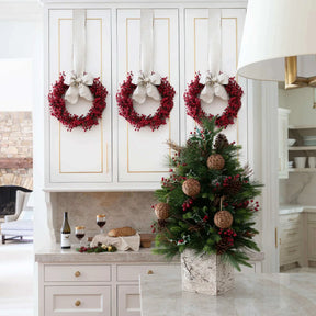 Enfeites de pinha (pacote com 4) | Rei do Natal