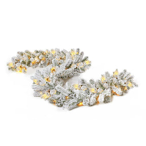 Guirlanda King Flock®  com luzes LED (operada por bateria)